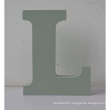 MDF Letters Wooden Alphabet Letters L Used for Home Decoration